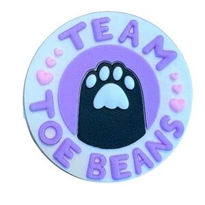 Team Toe Beans Croc Charm
